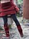 Contrasting Color Patchwork Irregular Base Pants