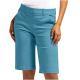 Womens Twill Capri-length Casual Bottom Pants