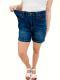 Large-pocket Solid-color Casual Shorts Womens New Stylish Versatile Design