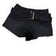 High-waisted Figure-flattering Edgy Yet Minimalist A-line Hot Pantsversatile And Easy To Style