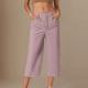 Womens Straight-leg Draping Korean-style Slim-fit Suit Pants