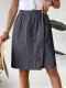 Solid Color Multicolor Pocket Ladies Casual Pants