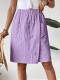 Solid Color Multicolor Pocket Ladies Casual Pants