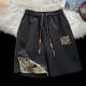 Five-Point Shorts Mens Short Trousers Sports-Casual Running Ice-Silk Quick-Drying Beach Pants Capris Outerwear