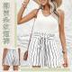 Spring Summer Sassy Girl Cropped  Lightweight Beach Sports Shorts