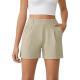 Stylish High-waisted Casual Versatile Womens Summer Fitness Shorts With Pockets