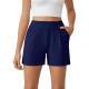 Stylish High-waisted Casual Versatile Womens Summer Fitness Shorts With Pockets