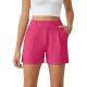 Stylish High-waisted Casual Versatile Womens Summer Fitness Shorts With Pockets