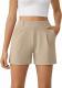 Stylish High-waisted Casual Versatile Womens Summer Fitness Shorts With Pockets