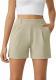 Stylish High-waisted Casual Versatile Womens Summer Fitness Shorts With Pockets