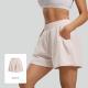 Womens Casual Anti-exposure High-waist Yoga Shorts