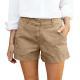 Womens High-Waisted Casual Bermuda Shorts