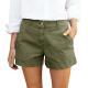 Womens High-Waisted Casual Bermuda Shorts