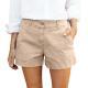 Womens High-Waisted Casual Bermuda Shorts