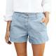 Womens High-Waisted Casual Bermuda Shorts