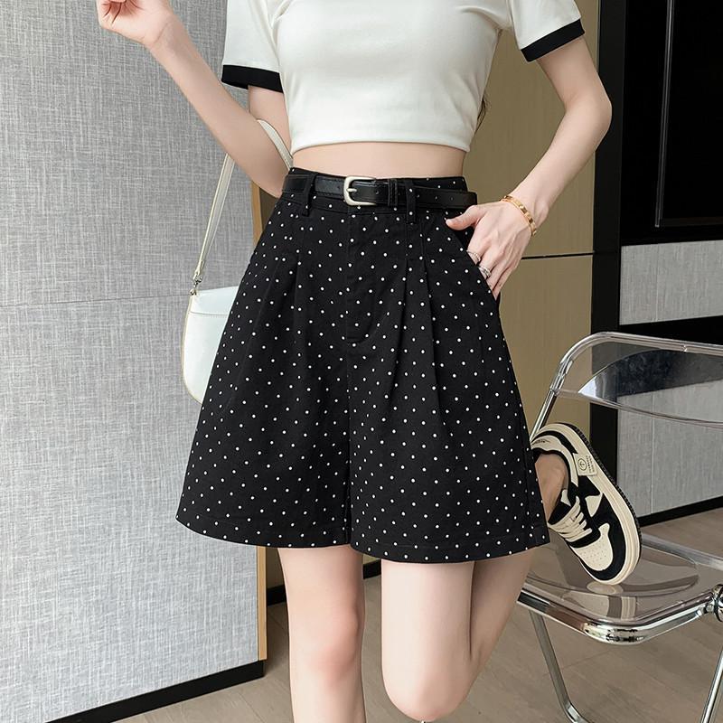 Womens Workwear Pants High-Waist Wide-Leg Pants