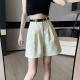Womens Workwear Pants High-Waist Wide-Leg Pants