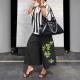 Fashionable Casual Camouflage Workwear-style Loose Wide-leg Pants