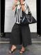 Fashionable Casual Camouflage Workwear-style Loose Wide-leg Pants