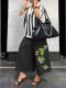 Fashionable Casual Camouflage Workwear-style Loose Wide-leg Pants