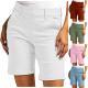 Womens Comfortable Casual Straight-Leg Shorts