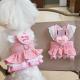 Pet Cat And Dog Clothing Thin Denim Harness Dress