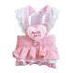 Pet Cat And Dog Clothing Thin Denim Harness Dress