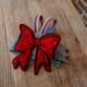 Sphynx Cat Chest Harness With Red Bow And Leash