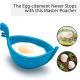 New Silicone Egg Poacher  Poached Egg Silicone Egg Cooker Gondola Boat Egg Silicone Poacher For Cooking Eggs Kitchen Egg Cooker, Perfect Egg Maker Egg Shape Design Maker, Egg Kitchen Gadgets