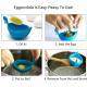 New Silicone Egg Poacher  Poached Egg Silicone Egg Cooker Gondola Boat Egg Silicone Poacher For Cooking Eggs Kitchen Egg Cooker, Perfect Egg Maker Egg Shape Design Maker, Egg Kitchen Gadgets