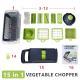 15 In 1 Vegetable Chopper Fruit Cutter Food Onion Veggie Dicer Slicer Peeler Kitchen