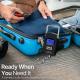 Digital Hanging Scale 110lb 50kg Portable Luggage Fish Scale With Tare, Backlit LCD, Steel Hook, Tape, Multi Unit Kg Lb Oz Jin, Batteries Included. Great For Travel, Fishing, Home, Farm, Hunting