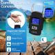 Digital Hanging Scale 110lb 50kg Portable Luggage Fish Scale With Tare, Backlit LCD, Steel Hook, Tape, Multi Unit Kg Lb Oz Jin, Batteries Included. Great For Travel, Fishing, Home, Farm, Hunting