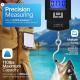 Digital Hanging Scale 110lb 50kg Portable Luggage Fish Scale With Tare, Backlit LCD, Steel Hook, Tape, Multi Unit Kg Lb Oz Jin, Batteries Included. Great For Travel, Fishing, Home, Farm, Hunting