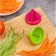 2Pcs Handheld Spiralizer Grater Shredder, Vegetable Fruit Spaghetti Noodle Maker For Zucchini Carrot Radish, Funnel Style Kitchen Gadget