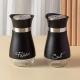 Salt And Pepper Shakers Set - Salt Containers For Gifts, Kitchen Decor, Home, RV, Camp, BBQ, 4 Oz Farmhouse Spice Dispenser With Glass Bottom, Set Of 2