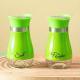 Salt And Pepper Shakers Set - Salt Containers For Gifts, Kitchen Decor, Home, RV, Camp, BBQ, 4 Oz Farmhouse Spice Dispenser With Glass Bottom, Set Of 2