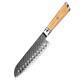 Damascus Steel Olive Wood Chefs Knife