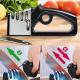 4 In1 Knife Sharpener Kitchen Grinder Diamond Knives For Sharp Scissors Tool UK