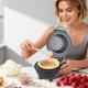 Waffle Bowl Maker - Even Heating Kitchen Gadgets, Electric Nonstick Waffle Cone Bowl Machine, Sturdy Easy To Use Design, Dessert Cooking Tool, For Kitchen Birthday Christmas Party Holiday Snack Breakf