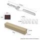 Stainless Steel Handle Cutter Bread Trimming Knife