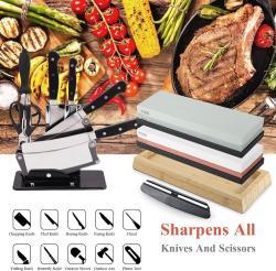 Knife Sharpening Stone Kit 4001000 30008000 Grit Double Sided Whetstone WBase