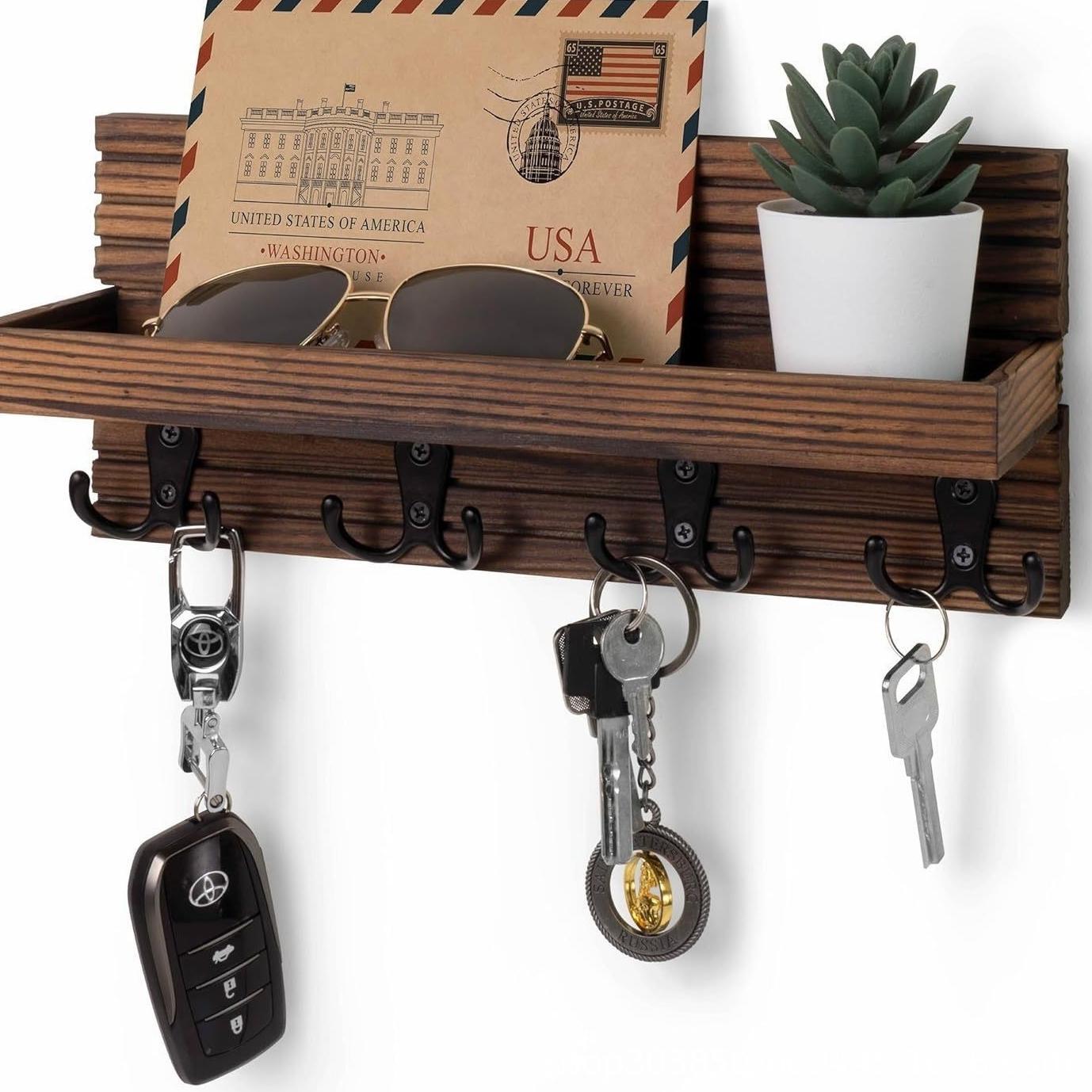 Wall-mounted Wooden Wall Shelf