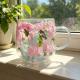 High-borosilicate Glass Tea Cup Internet-famous Double Layer Design With Real Flowers Inside