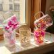 High Temperature Resistant Tea Cup Real Flower Style Creative Beverage Mug