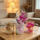 High Temperature Resistant Tea Cup Real Flower Style Creative Beverage Mug