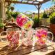 High Temperature Resistant Tea Cup Real Flower Style Creative Beverage Mug