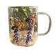 High Temperature Resistant Tea Cup Real Flower Style Creative Beverage Mug