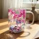 High Temperature Resistant Tea Cup Real Flower Style Creative Beverage Mug