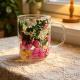 High Temperature Resistant Tea Cup Real Flower Style Creative Beverage Mug